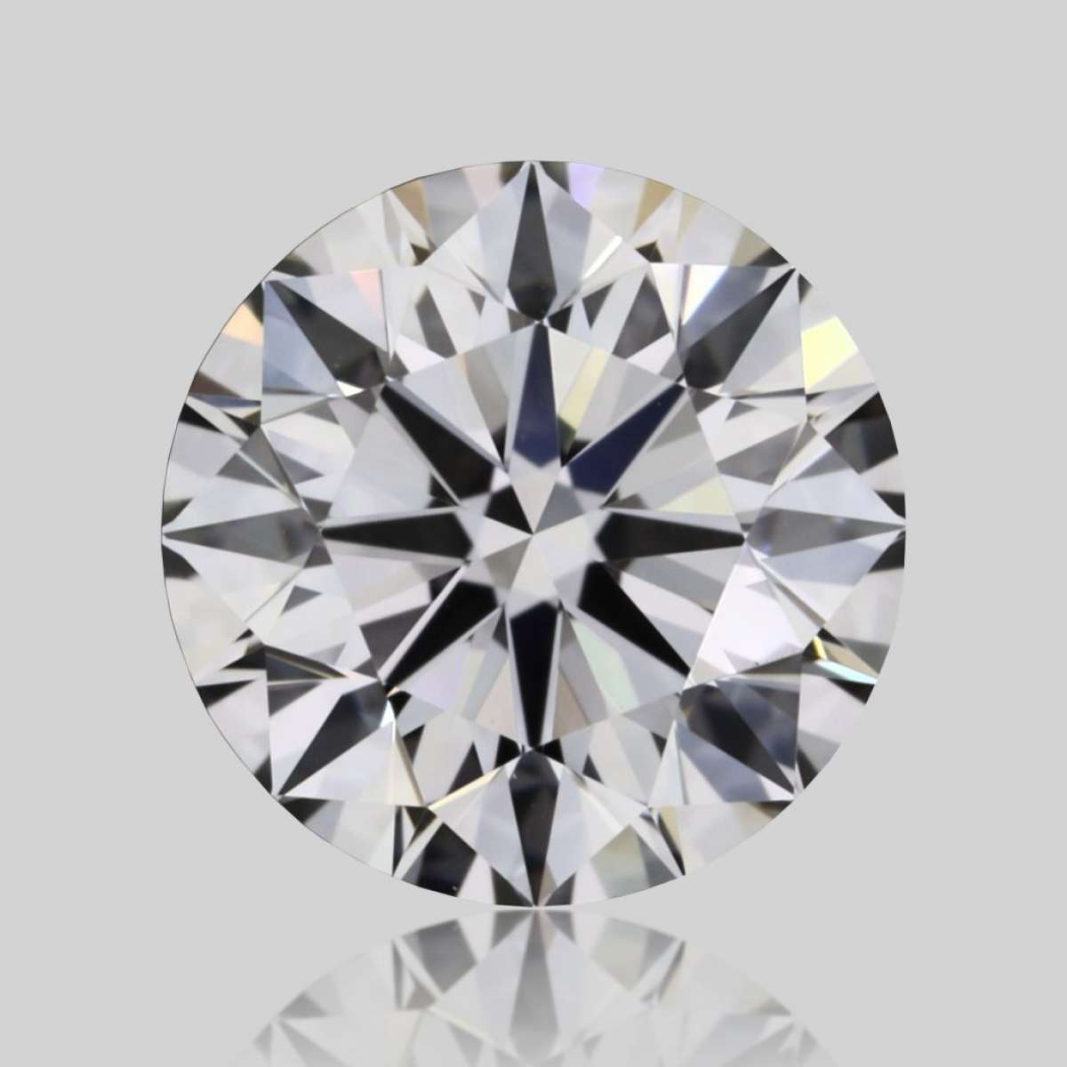 Certified Diamond GIA Carats 0.55 Color F Clarity VVS2  EX  EX  EX Fluorescence FNT Brown No Green No Milky No EyeClean 100%