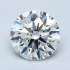 Certified Diamond GIA Carats 1.31 Color F Clarity VVS2  EX  EX  EX Fluorescence MED Brown No Green No Milky No EyeClean 100%