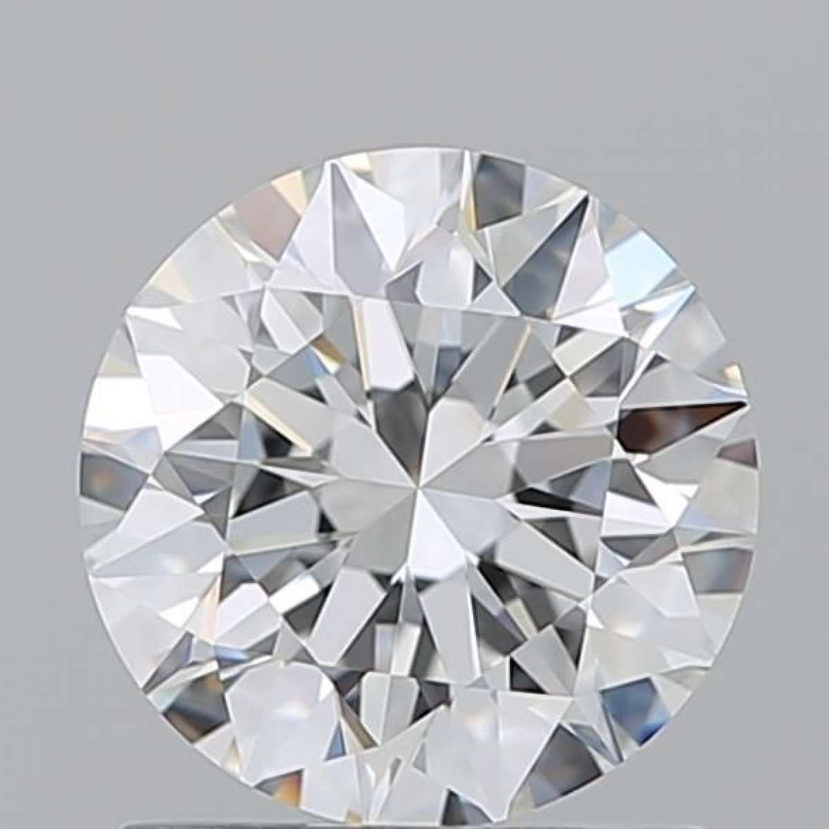 Certified Diamond GIA Carats 1.3 Color F Clarity VVS1  EX  EX  EX Fluorescence NON Brown No Milky No EyeClean 100%