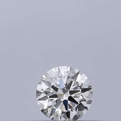 Certified Diamond IGI Carats 0.18 Color G Clarity VVS1  EX  EX  EX Fluorescence NON Brown No Milky No EyeClean 100%