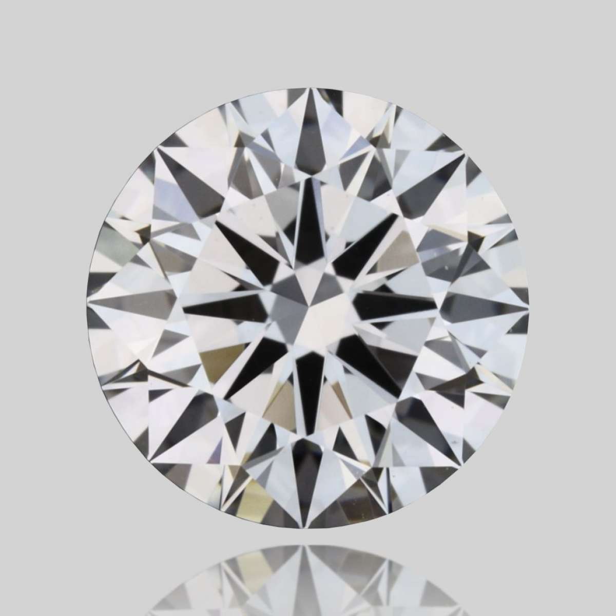 Certified Diamond HRD Carats 0.56 Color F Clarity VVS1  EX  EX  EX Fluorescence NON Brown No Green No Milky No EyeClean 100%