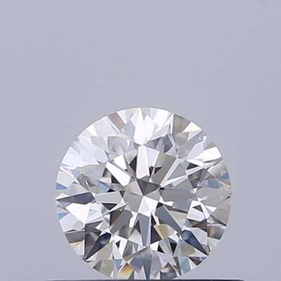 Certified Diamond GIA Carats 0.5 Color F Clarity VVS1  EX  EX  EX Fluorescence NON Brown No Milky No EyeClean 100%