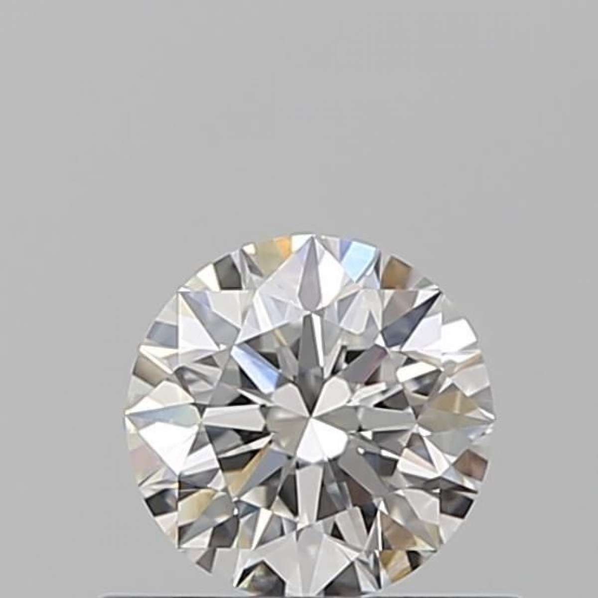 Certified Diamond GIA Carats 0.5 Color F Clarity VVS2  EX  EX  EX Fluorescence FNT Brown No Milky No EyeClean 100%