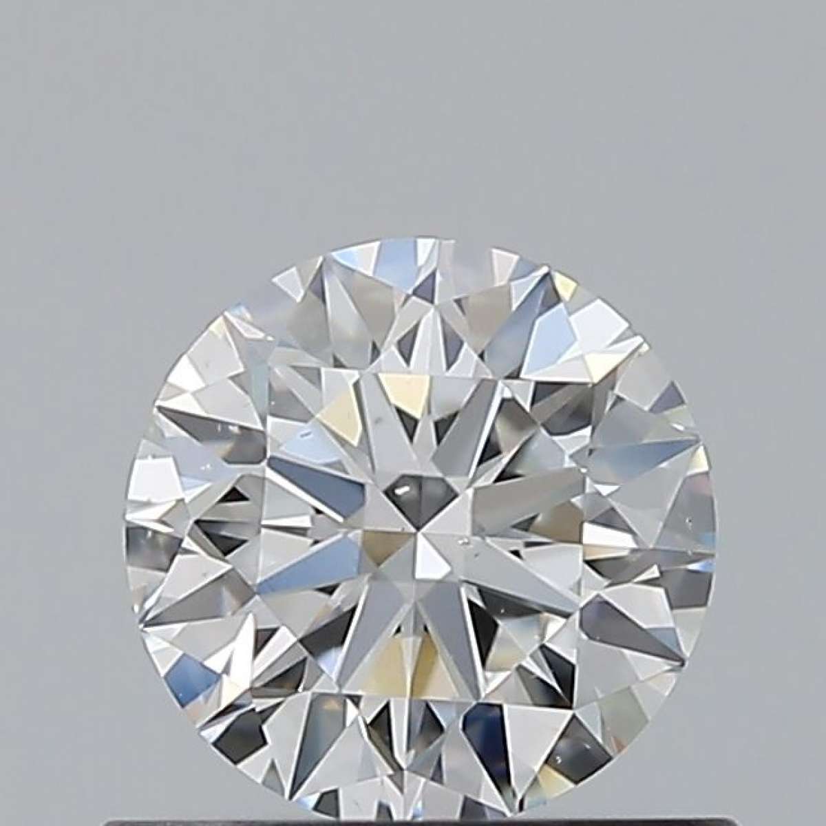 Certified Diamond GIA Carats 0.61 Color F Clarity VS2  EX  EX  EX Fluorescence NON Brown No Green No Milky No EyeClean 100%