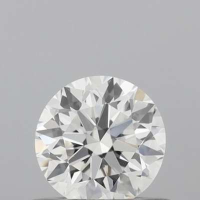 Certified Diamond IGI Carats 0.45 Color G Clarity VVS1  EX  EX  EX Fluorescence FNT Brown No Green No Milky No EyeClean 100%