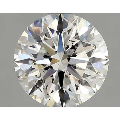 Diamante Certificato GIA Carati 1.8 Colore H Purezza SI2  EX  EX  EX Fluorescenza FNT Brown No Green No Milky No EyeClean 100%