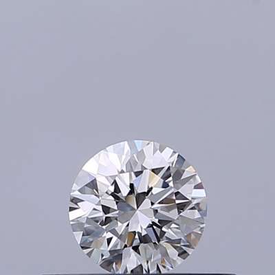Certified Diamond GIA Carats 0.25 Color D Clarity VVS1  EX  EX  EX Fluorescence FNT Brown No Green No Milky No EyeClean 100%
