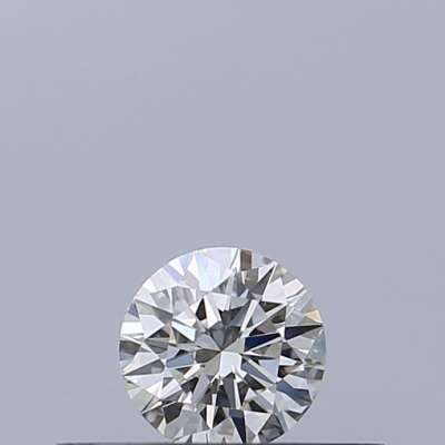 Certified Diamond IGI Carats 0.18 Color F Clarity VVS1  EX  EX  EX Fluorescence NON Brown No Milky No EyeClean 100%