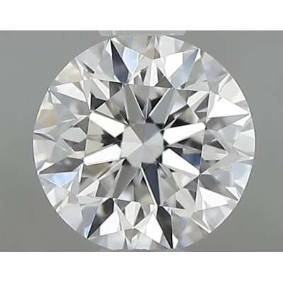 Certified Diamond GIA Carats 0.5 Color F Clarity VVS1  EX  EX  EX Fluorescence FNT Brown No Green No Milky No EyeClean 100%