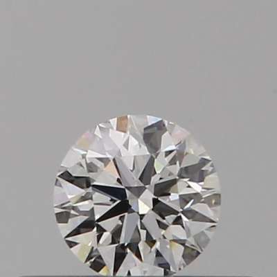 Diamante Certificato GIA Carati 0.19 Colore F Purezza SI1  EX  EX  EX Fluorescenza NON Brown No Green No Milky No EyeClean 100%