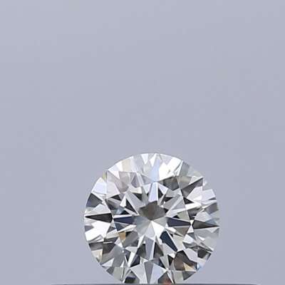 Certified Diamond IGI Carats 0.19 Color F Clarity VVS1  EX  EX  EX Fluorescence NON Brown No Milky No EyeClean 100%