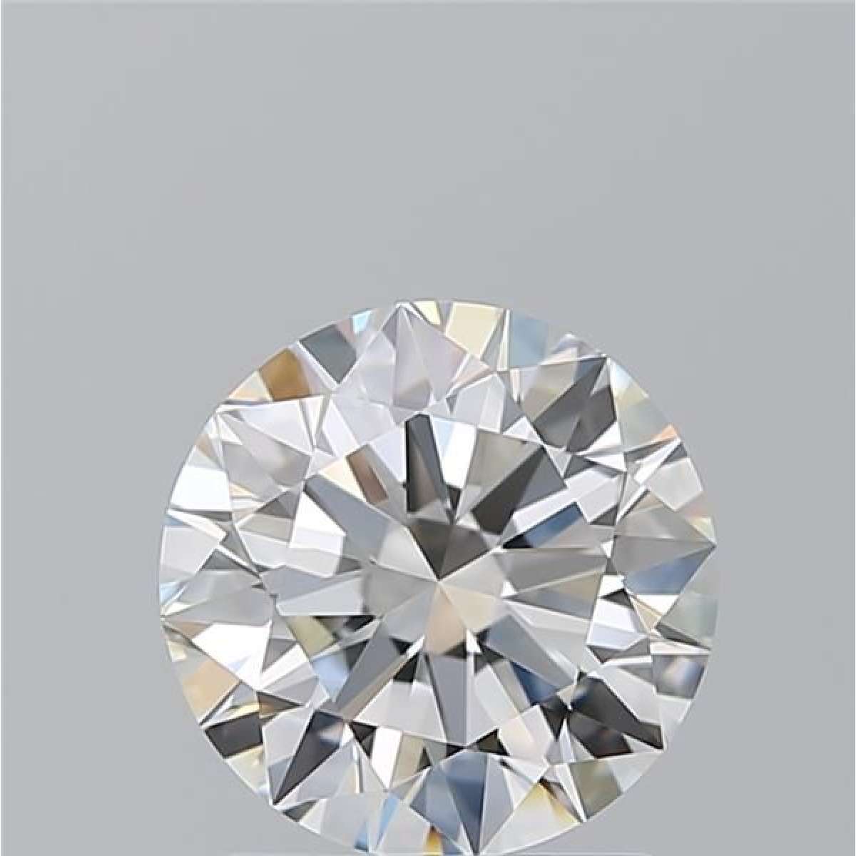 Certified Diamond GIA Carats 1.7 Color H Clarity VVS2  EX  EX  EX Fluorescence FNT Brown No Milky No EyeClean 100%