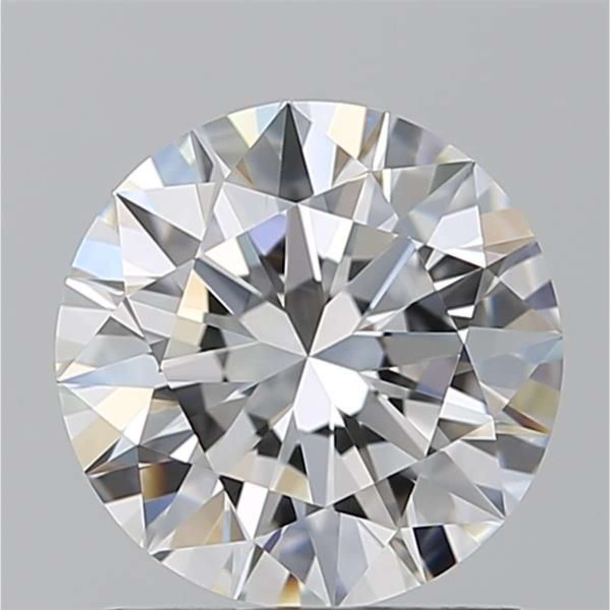 Certified Diamond GIA Carats 1.4 Color F Clarity VVS2  EX  EX  EX Fluorescence NON Brown No Milky No EyeClean 100%