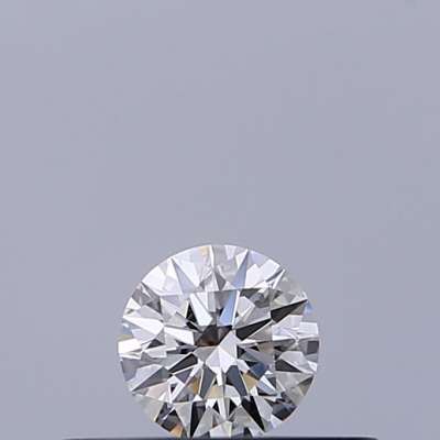 Certified Diamond IGI Carats 0.18 Color F Clarity VVS1  EX  EX  EX Fluorescence NON Brown No Milky No EyeClean 100%