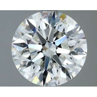 Certified Diamond GIA Carats 1.81 Color H Clarity VS2  EX  EX  EX Fluorescence NON Brown No Green No Milky No EyeClean 100%