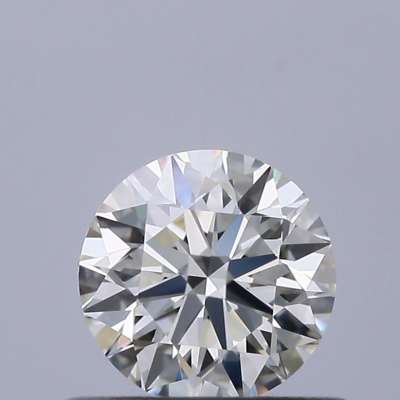 Certified Diamond IGI Carats 0.45 Color H Clarity VVS1  EX  EX  EX Fluorescence NON Brown No Milky No EyeClean 100%