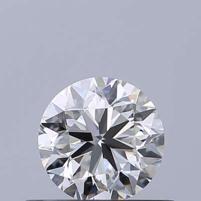 Certified Diamond GIA Carats 0.5 Color D Clarity VVS1  VG  EX  VG Fluorescence NON Brown No Green No Milky No EyeClean 100%