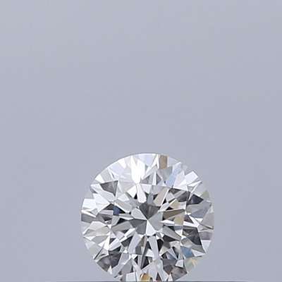 Certified Diamond IGI Carats 0.19 Color E Clarity VVS2  EX  EX  EX Fluorescence NON Brown No Green No Milky No EyeClean 100%