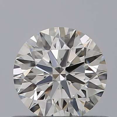 Certified Diamond GIA Carats 0.51 Color F Clarity VVS2  EX  EX  EX Fluorescence NON Brown No Milky No EyeClean 100%