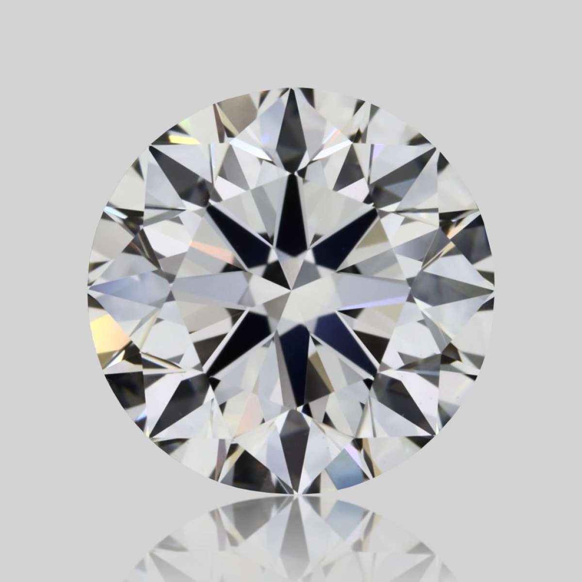 Certified Diamond HRD Carats 1.5 Color G Clarity VVS2  EX  EX  EX Fluorescence NON Brown No Green No Milky No EyeClean 100%