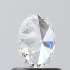 Certified Diamond GIA Carats 0.6 Color G Clarity VS1  -  EX  VG Fluorescence NON Brown No Green No Milky No EyeClean 100%