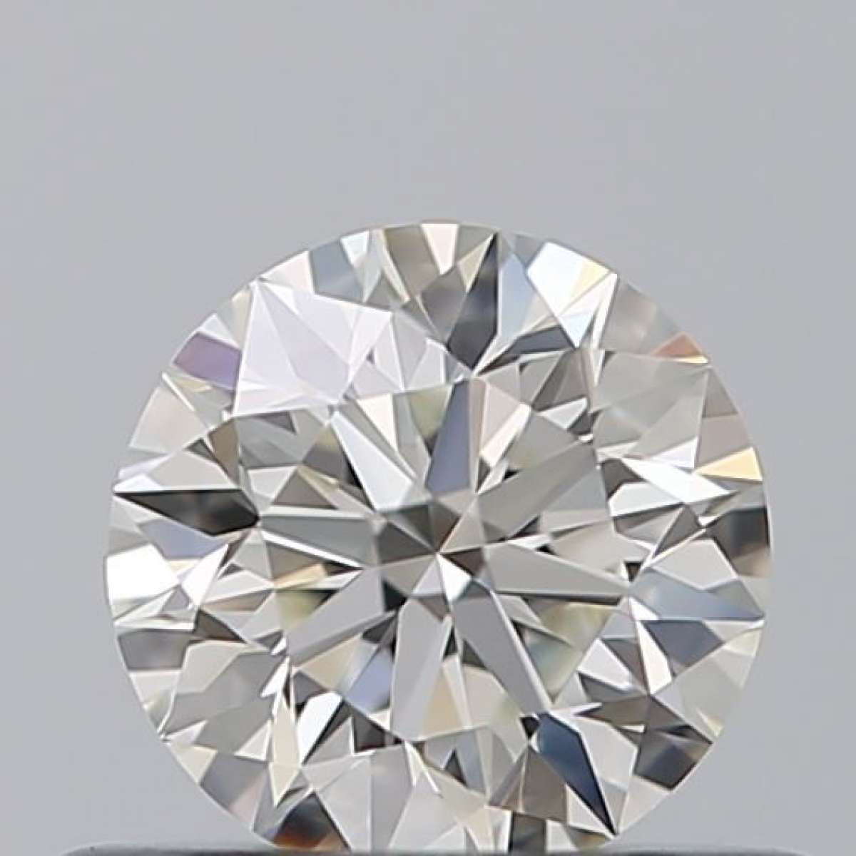 Certified Diamond IGI Carats 0.42 Color H Clarity VVS1  EX  EX  EX Fluorescence FNT Brown No Milky No EyeClean 100%