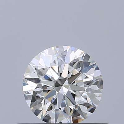 Certified Diamond GIA Carats 0.5 Color F Clarity VVS1  EX  EX  EX Fluorescence NON Brown No Milky No EyeClean 100%