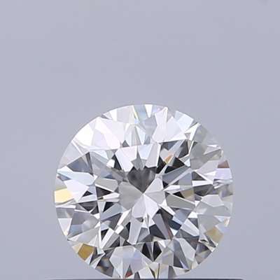 Certified Diamond GIA Carats 0.52 Color F Clarity VVS2  EX  EX  EX Fluorescence NON Brown No Milky No EyeClean 100%