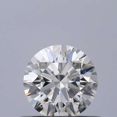 Certified Diamond IGI Carats 0.43 Color H Clarity VVS2  EX  EX  EX Fluorescence NON Brown No Milky No EyeClean 100%