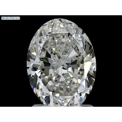 Diamante Certificato GIA Carati 1.9 Colore H Purezza SI2  -  EX  EX Fluorescenza NON Brown No Green No Milky No EyeClean 100%
