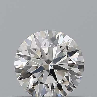 Certified Diamond GIA Carats 0.34 Color H Clarity IF  EX  EX  EX Fluorescence FNT Brown No Milky No EyeClean 100%