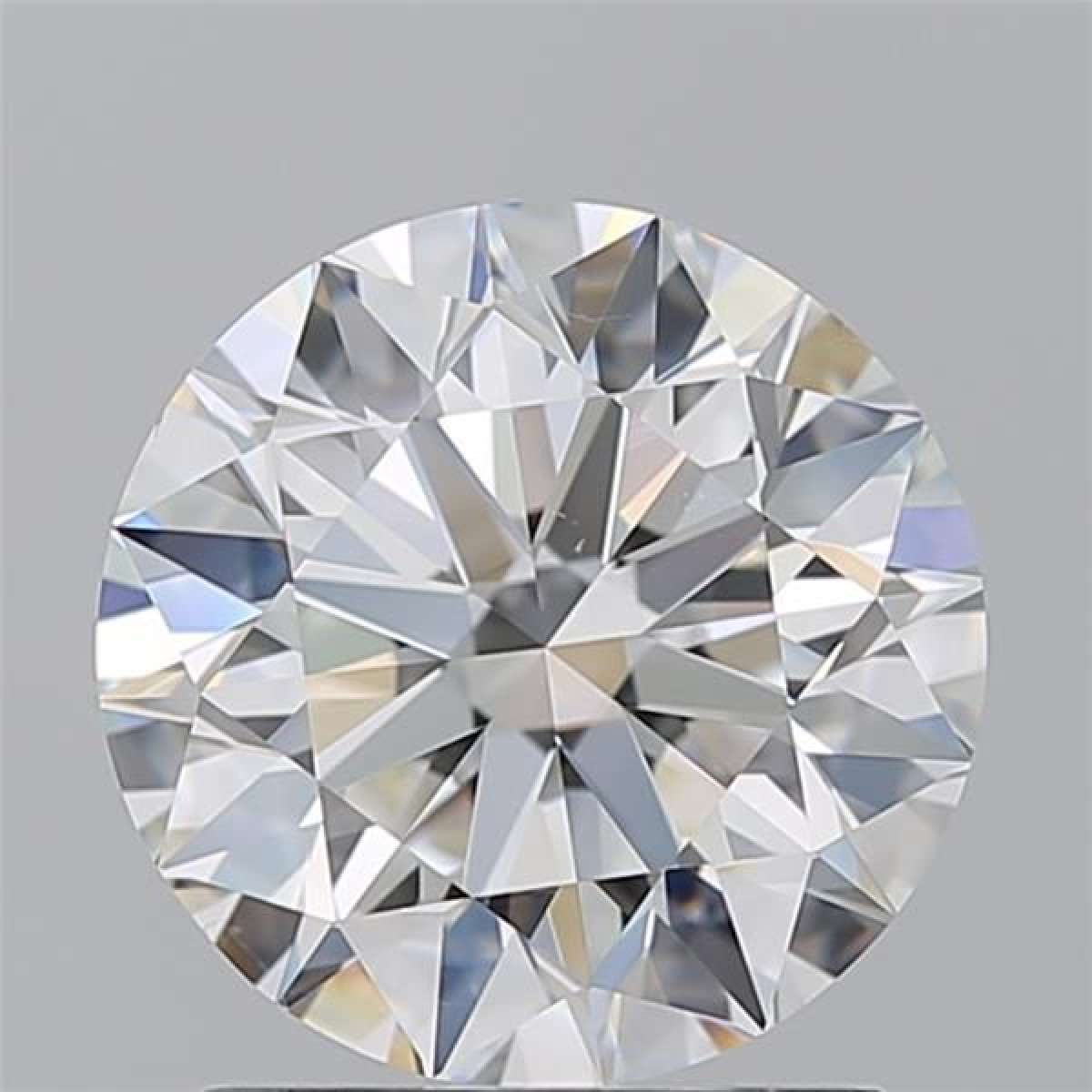 Certified Diamond GIA Carats 1.8 Color H Clarity VS2  EX  EX  EX Fluorescence NON Brown No Milky No EyeClean 100%