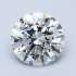 Certified Diamond GIA Carats 1.7 Color H Clarity SI1  EX  EX  EX Fluorescence NON Brown No Green No Milky No EyeClean 100%