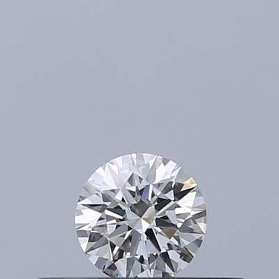 Certified Diamond GIA Carats 0.18 Color F Clarity VS2  EX  EX  EX Fluorescence NON Brown No Milky No EyeClean 100%
