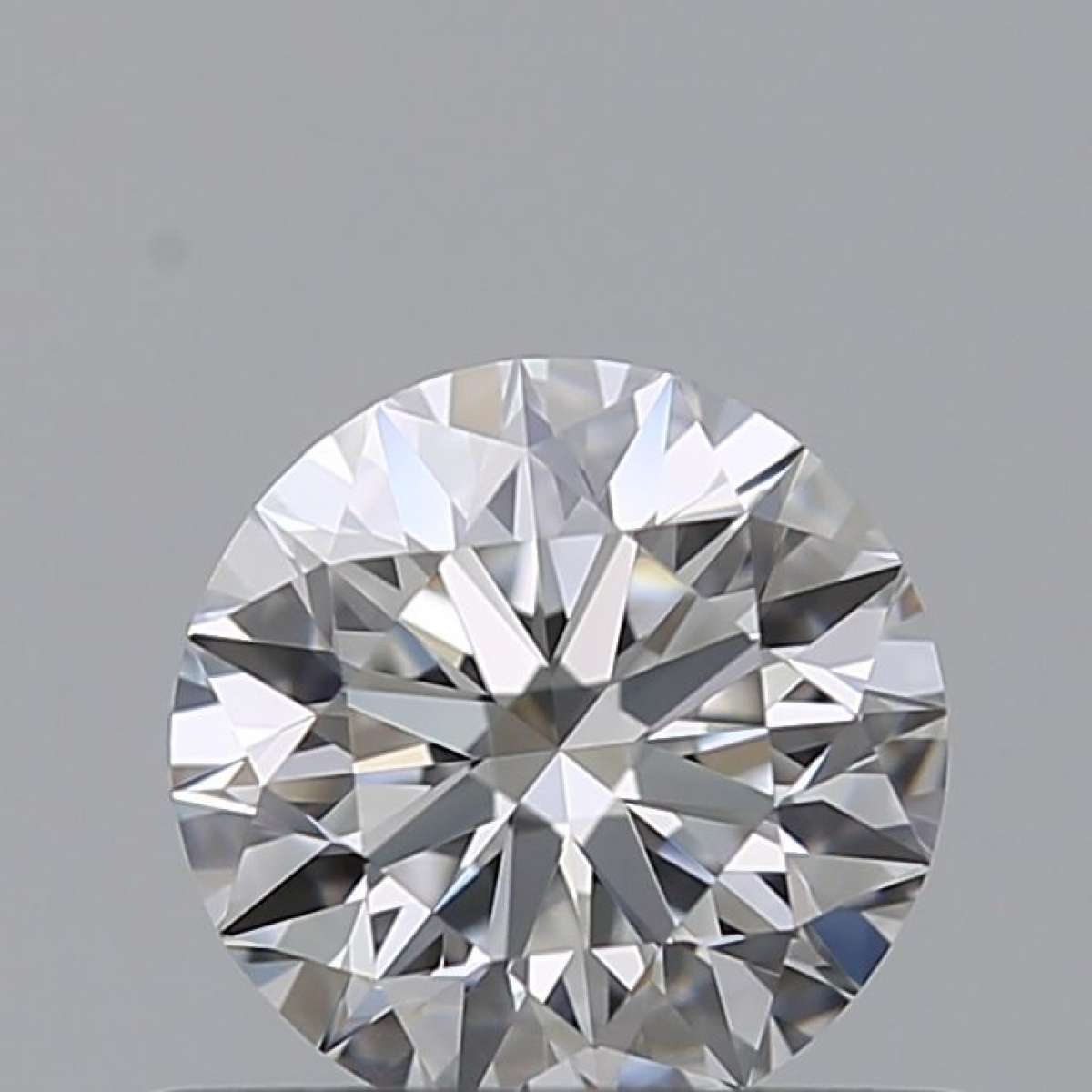 Certified Diamond GIA Carats 0.52 Color F Clarity VVS2  EX  EX  EX Fluorescence FNT Brown No Milky No EyeClean 100%