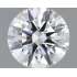 Certified Diamond GIA Carats 0.87 Color F Clarity VVS1  EX  EX  EX Fluorescence FNT Brown No Green No Milky No EyeClean 100%