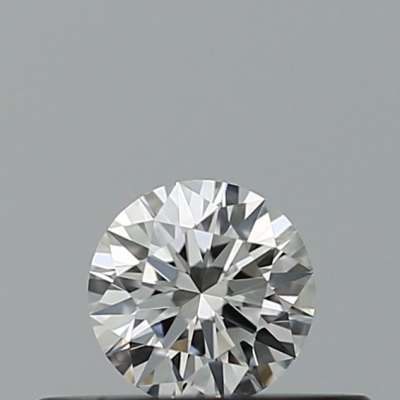 Diamante Certificato GIA Carati 0.18 Colore G Purezza VVS1  EX  EX  EX Fluorescenza MED Brown No Milky No EyeClean 100%