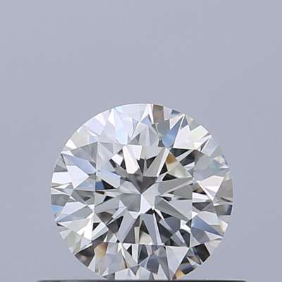 Certified Diamond GIA Carats 0.5 Color F Clarity VVS1  EX  EX  EX Fluorescence NON Brown No Milky No EyeClean 100%