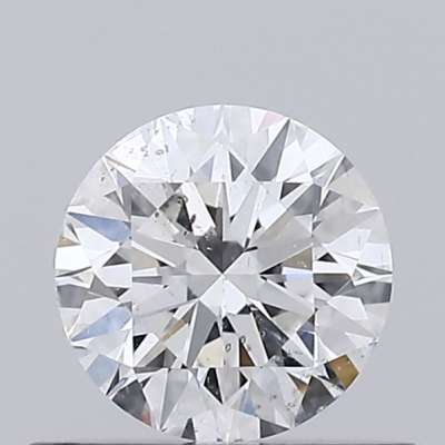 Certified Diamond GIA Carats 0.4 Color F Clarity SI2  EX  EX  VG Fluorescence NON Brown No Green No Milky No EyeClean 100%