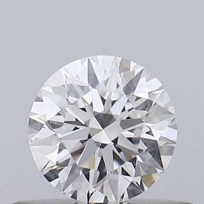 Certified Diamond GIA Carats 0.38 Color F Clarity VVS2  VG  EX  EX Fluorescence MED Brown No Green No Milky No EyeClean 100%
