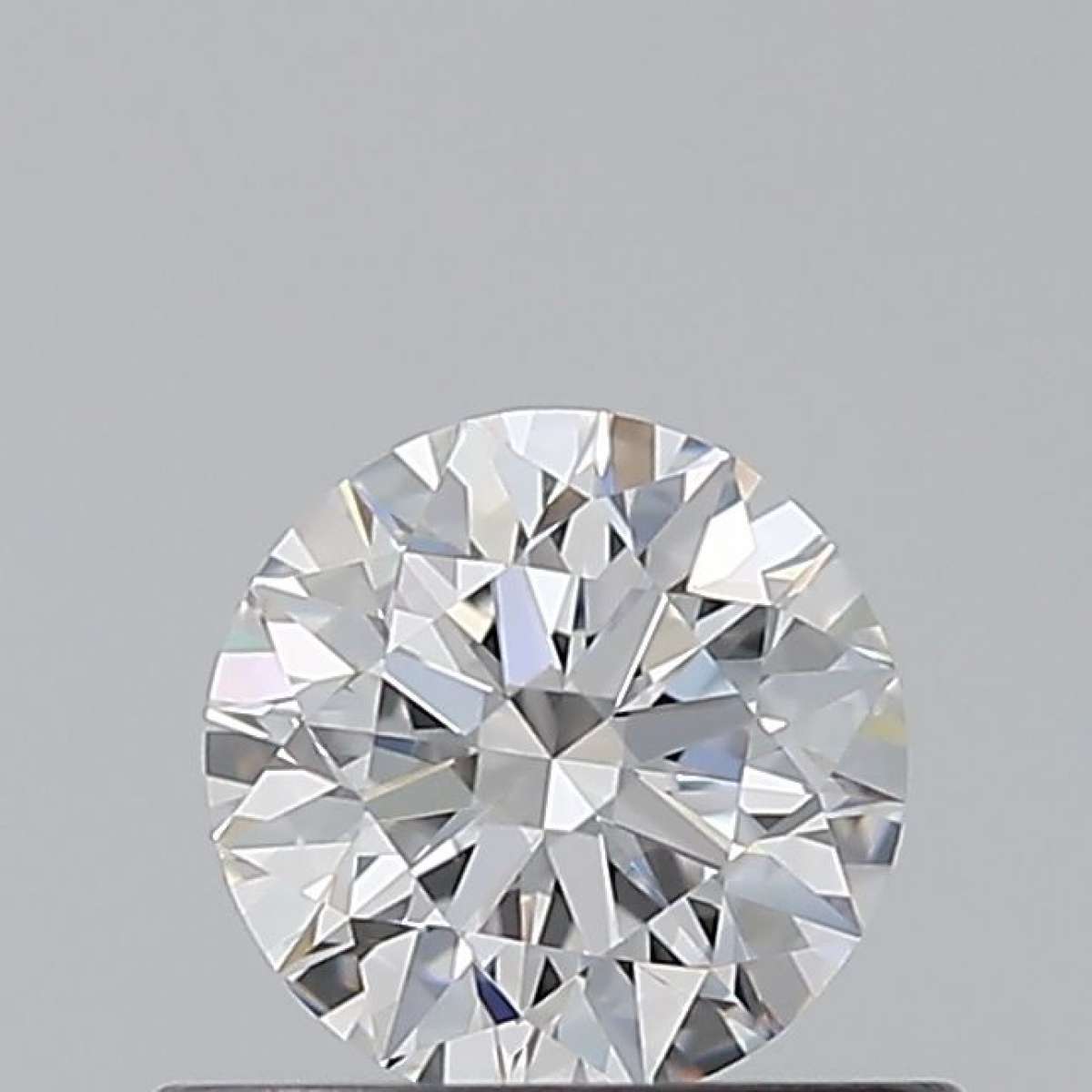 Certified Diamond GIA Carats 0.5 Color D Clarity VVS2  EX  EX  EX Fluorescence FNT Brown No Green No Milky No EyeClean 100%