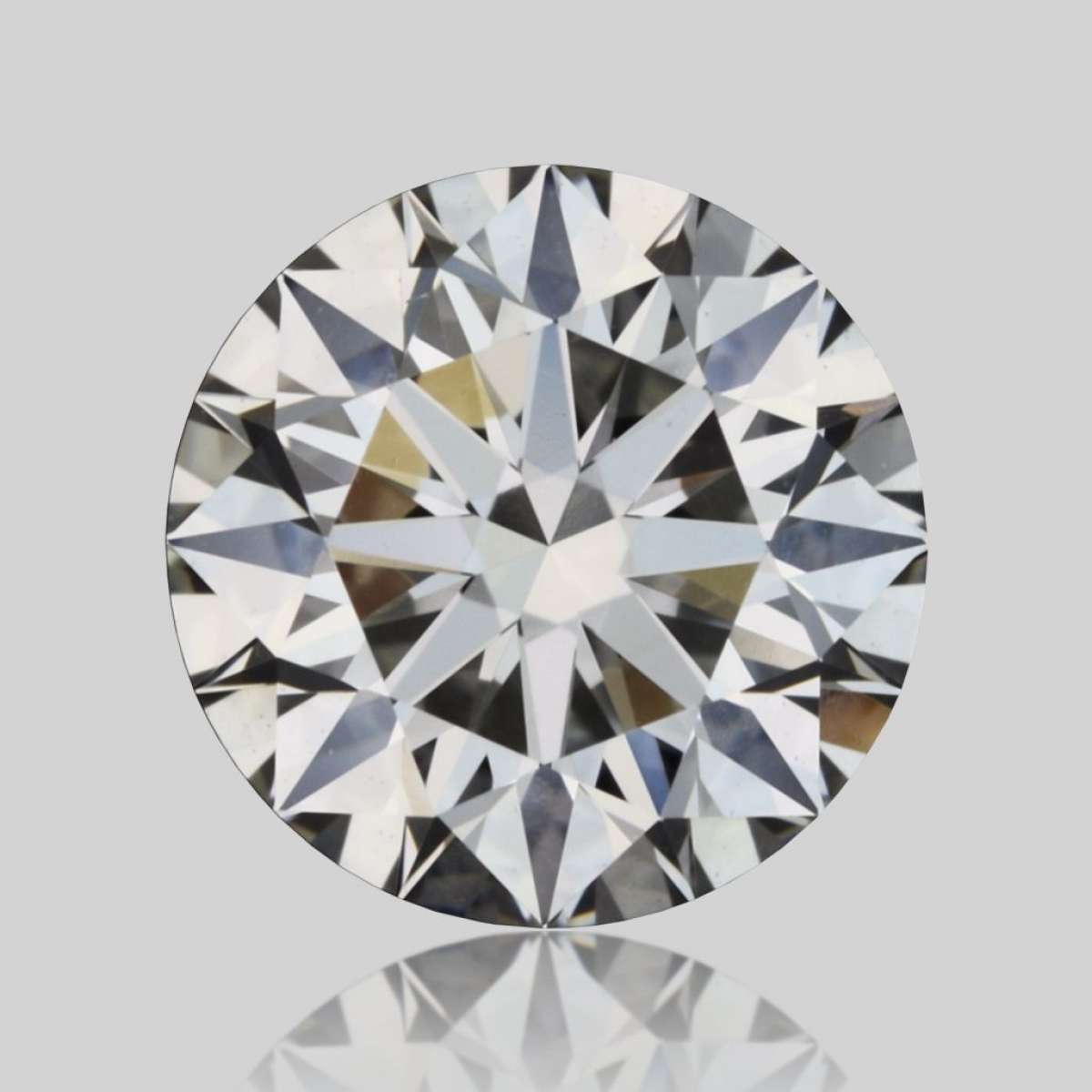 Certified Diamond IGI Carats 0.54 Color F Clarity VVS1  EX  EX  EX Fluorescence FNT Brown No Green No Milky No EyeClean 100%
