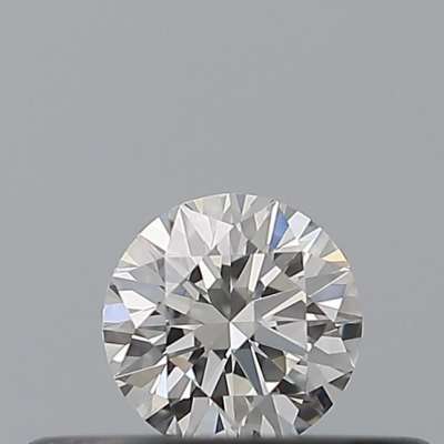 Certified Diamond IGI Carats 0.18 Color G Clarity VVS1  EX  EX  EX Fluorescence NON Brown No Milky No EyeClean 100%