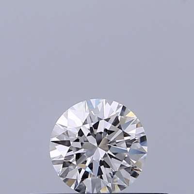 Certified Diamond GIA Carats 0.25 Color D Clarity VVS2  EX  EX  EX Fluorescence NON Brown No Green No Milky No EyeClean 100%