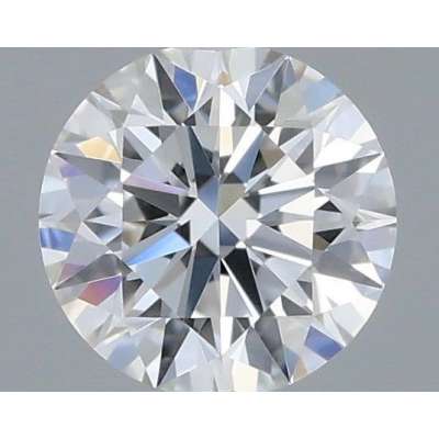 Certified Diamond GIA Carats 0.18 Color E Clarity VVS2  EX  EX  EX Fluorescence NON Brown No Green No Milky No EyeClean 100%