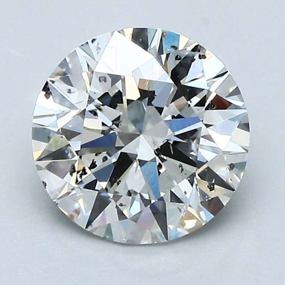 Certified Diamond GIA Carats 1.7 Color H Clarity SI2  VG  VG  EX Fluorescence MED Brown No Green No Milky No EyeClean 100%
