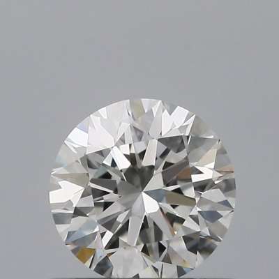 Certified Diamond GIA Carats 0.52 Color F Clarity VVS2  EX  EX  EX Fluorescence NON Brown No Milky No EyeClean 100%