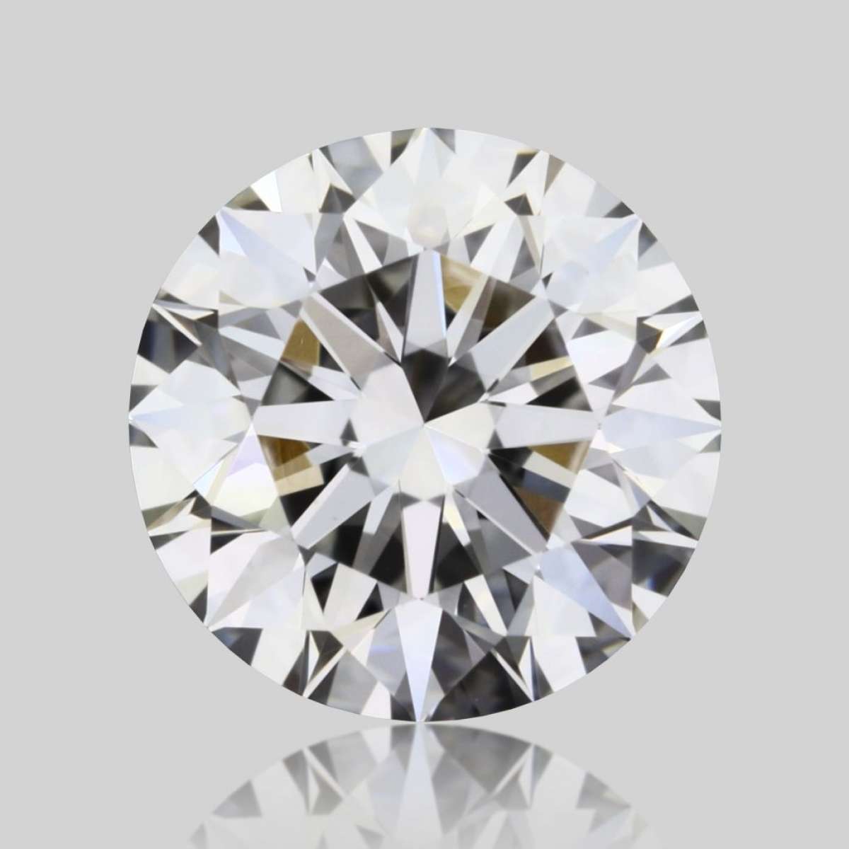 Certified Diamond GIA Carats 0.52 Color F Clarity VVS1  EX  EX  EX Fluorescence FNT Brown No Green No Milky No EyeClean 100%