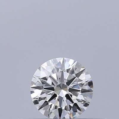 Certified Diamond GIA Carats 0.26 Color D Clarity VVS2  EX  EX  EX Fluorescence NON Brown No Green No Milky No EyeClean 100%