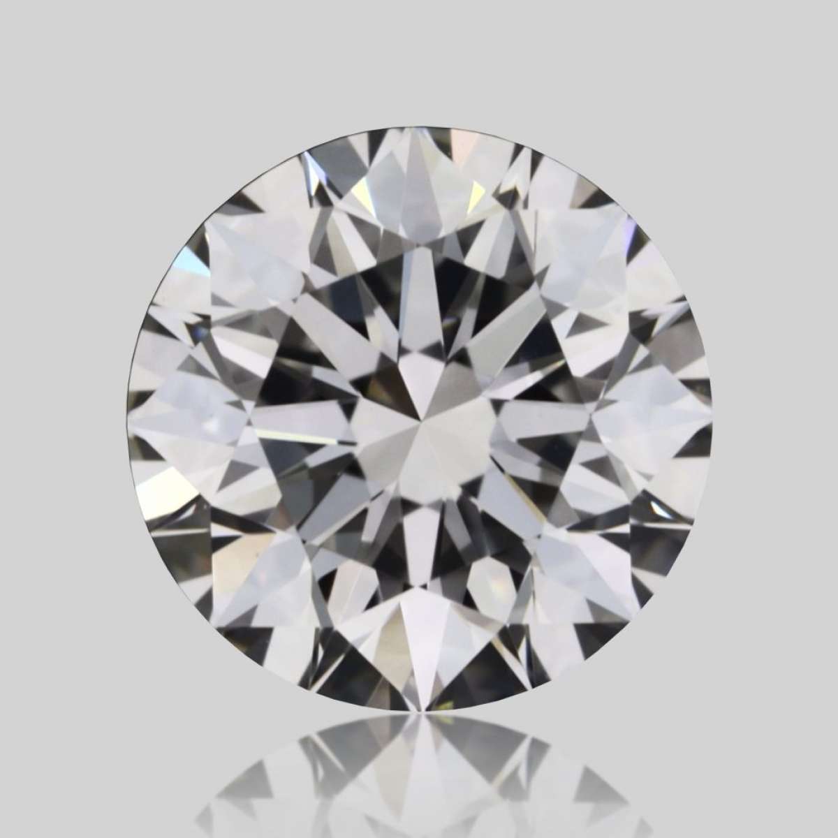 Certified Diamond GIA Carats 0.58 Color F Clarity VVS2  EX  EX  EX Fluorescence NON Brown No Green No Milky No EyeClean 100%